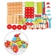 thumbnail image 5 of Bloques de construcción de dibujos animados para niños, inteligencia, rompecabezas de madera, juguetes divertidos, juego Estilo C 68 piezas, 5 of 9