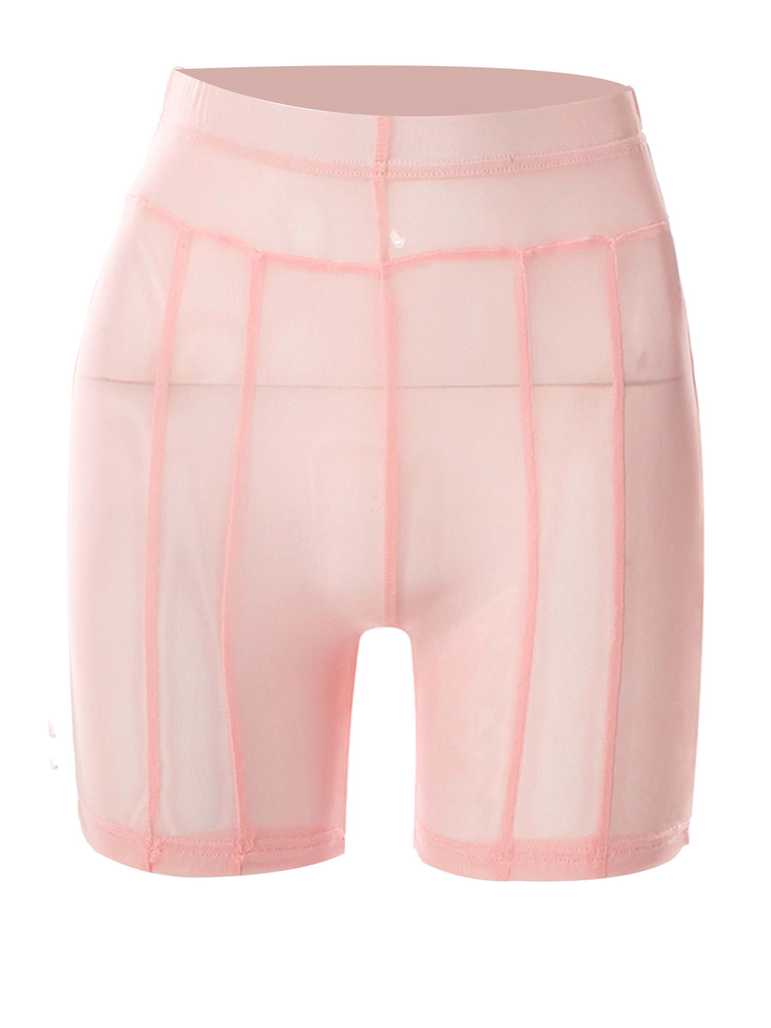 Inevnen Women See Throug Mesh Swimsuit Cover up Pants Bikini