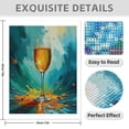 thumbnail image 3 of Diamond Art Kit for Adults, Glass Splash Colors Abstract Art Diamond Painting for Adults Beginners, 5D DIY Diamond Art Painting Kits, Colorful Diamond Painting Craft for Home Decor 12x16, 3 of 7