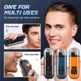 thumbnail image 2 of Men Women Portable Electric Nose Ear Hair Trimmers Remover USB Rechargeable V5, 2 of 9
