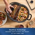 thumbnail image 4 of Crock-Pot Dual-Pot 3.7 Qt. Ceramic Multicooker & Programmable Slow Cooker, Black, 4 of 5