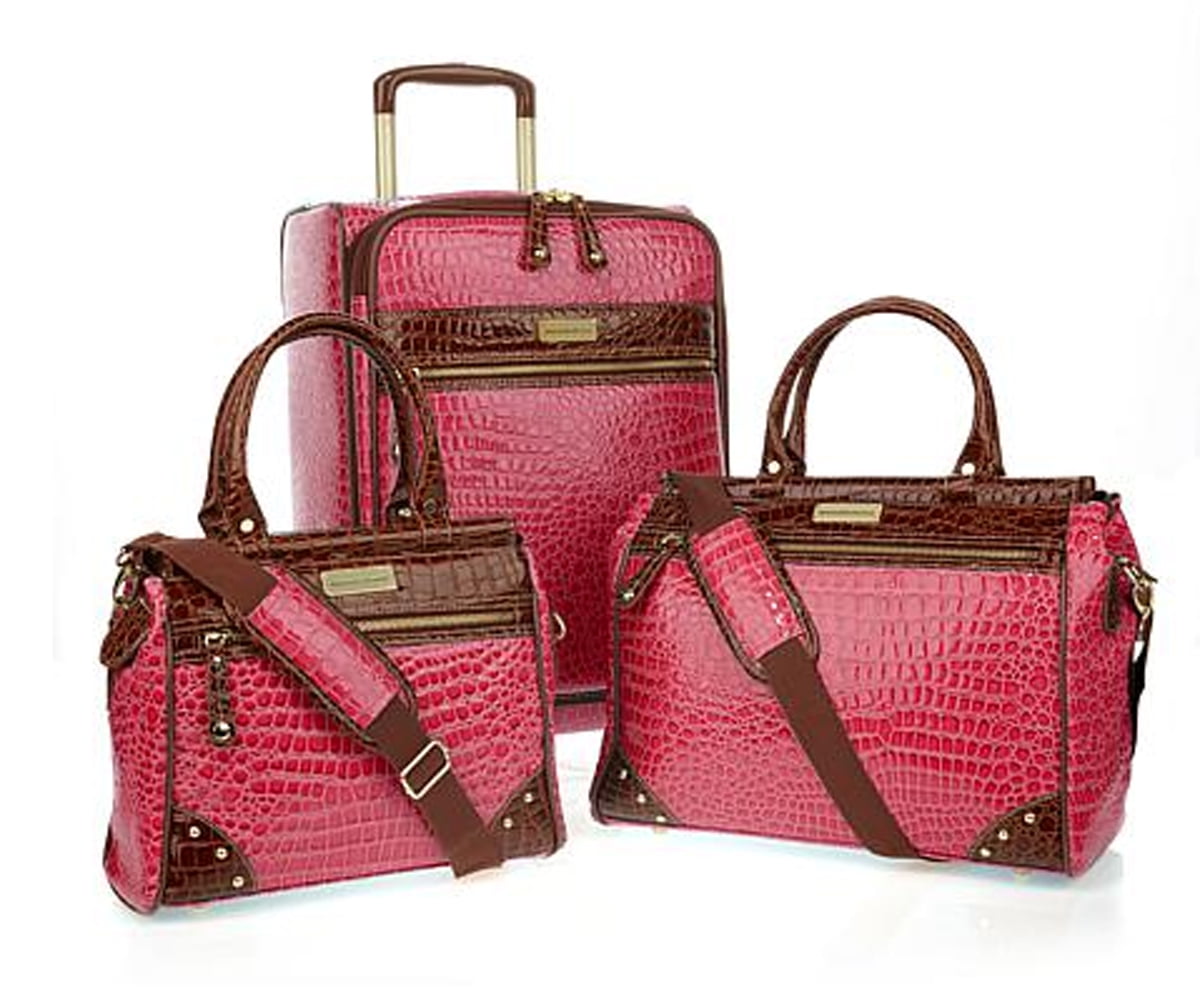samantha brown crocodile luggage