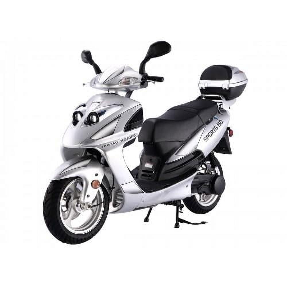 TaoTao Lancer 150cc Gas Fully Automatic Scooter with Matching Storage Trunk - Sporty Black