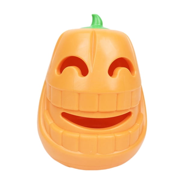 Bola de golosina de calabaza, bola de bocadillo, dispensador de comida, juguete para perros, juguete masticable para cachorros, conejillos de indias