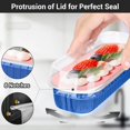 thumbnail image 4 of EUSOAR Dessert Cups with Lids, 100pcs 6.8oz Aluminum Foil Ramekins Baking Cups Pan Tin, Disposable Ramekins Containers Wrappers Creme Brulee Hoder Containers for Birthday Wedding Party -Royal Blue, 4 of 6