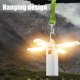 thumbnail image 5 of Faro plegable de camping LED para tienda de campaña con gancho | Iluminación plástica portátil multifuncional | Blanco | 19x3,7cm | Recargable USB, Senderismo, Uso de emergencia, 5 of 7