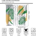 thumbnail image 2 of Boho Abstract Window Curtains Mid Century Rod Pocket Modern Leaves Curtain Drapes Geometric Curtains for Bedroom Living Room Treatment Set 2 Panels,84x84 Inches, 2 of 8