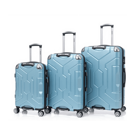 Expandable 3-Piece PC Hard-Shell Spinner Luggage Set (20″–27″–30″)