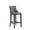 Pebble Grey, variant on Manhattan Comfort Fifth 31.5" Faux Leather Barstool in Pebble
