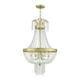 thumbnail image 4 of 51856-28 Livex Lighting Valentina - 6 Light Pendant in French Country Style - 18.25 Inches wide by 32 Inches high-Winter Gold Finish    -Traditional, 4 of 10