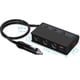 thumbnail image 2 of Cargador de coche Fast Charge 3.0, divisor de encendedor de cigarrillos, 12 V/24 V, 3 enchufes, 180 W, apagado, con 4 puertos USB, cargadores de plástico para coches., 2 of 7