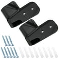 thumbnail image 4 of Vosarea 2Sets Ski Poles Hanging Stand Black Multipurpose Wall Mount Storage Organizer, 4 of 10