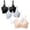#1, variant on Girls Seamless Training Bra Adjustable Straps Bralette, 4-Pack, Sizes 12-18