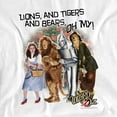 thumbnail image 2 of Wizard of Oz Oh My Women's T Shirt, White, Large, 2 of 6