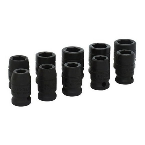 Juego de 10 dados de impacto métricos 1/2 Urrea 74202M