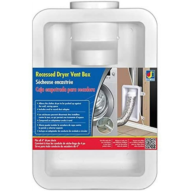 Dundas Jafine DRB4XZW Recessed Dryer Vent Box 4