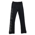 thumbnail image 1 of Pantalones de compresión de patinaje para niñas, mallas negras para mujer con cristales Flor 150 Cola Conjunto de pantalones de patinaje, 1 of 8