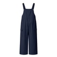thumbnail image 7 of Girls Bib Overalls Adjustable Strap Jumpsuits Loose Fit Casual Y2K Rompers with Side Multi Pockets for Daily, 7 of 7