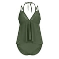 thumbnail image 4 of jobturf Womens Tankini Bathing Suits Spaghetti Strap Tank Top with Swim Underwear Swimsuits 2 Piece Sets Beach Vacation Outfits S-XXL, 4 of 9