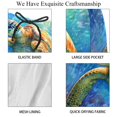 thumbnail image 4 of luoweisi Men's Beach Shorts Quick Dry Swim Trunks with Mesh Lining Sea Turtle L, 4 of 5