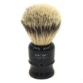 thumbnail image 3 of Parker Safety Razor 100% Silvertip Travel Shave Brush - Black Handle, 3 of 5