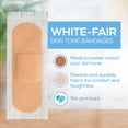 thumbnail image 4 of TruColour Skin Tone Bandages, Flexible Fabric, Sterile - Beige, 30 Count, 1 Pack, 4 of 10