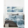 thumbnail image 5 of Parvez Taj "Elongated Blue Hues" Painting Print on Wrapped Canvas, 5 of 7