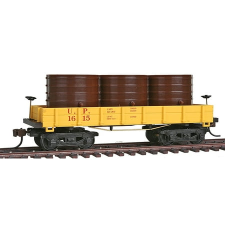- Mantua - 1860s-Era Wooden Water Car -- Union Pacific - HO