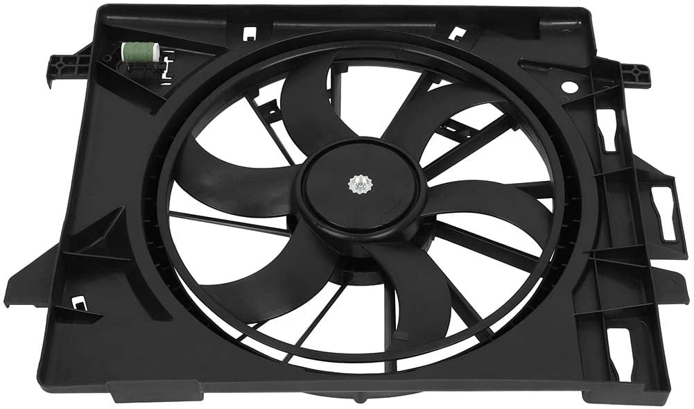 ECCPP Radiator Cooling Fan 621-028 621860 Replacement fit for 2008-2016 for Chrysler Town & Country 2008-2019 for Dodge Grand Caravan
