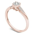 thumbnail image 3 of Imperial 1/6Ct TDW Diamond 10K Rose Gold Cluster Ring Engagement Ring, 3 of 5