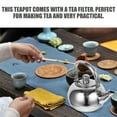 thumbnail image 3 of Raindrops Household Stainless Steel Tea Kettle with Handle and Built-in Tea Infuser, 3 of 8