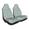 thumbnail image 2 of Naloa Cute Corgi Head Car Seat Covers 2PCs Front Car Seat Covers Universal fit for Most Cars SUVs and Trucks - 2 PCS, 2 of 5