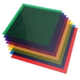 thumbnail image 2 of Color Filter Film, Lighting Gel Filter Different Effects Stable Color Temp Light Simulation  For Photography For Strobe 8pcs, 2 of 8