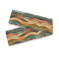 thumbnail image 7 of Yayeee Table Runner 70 inches Long for Home Kitchen Rectangle Dining Table Holiday Party Decoration, Abstract Wavy Landscape, 7 of 7