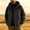 Black, variant on LYSMORA Men's Color Block Hooded Rain Jacket Full Zip Adjustable Cuff Outdoor Wind Coat for Hiking and Camping