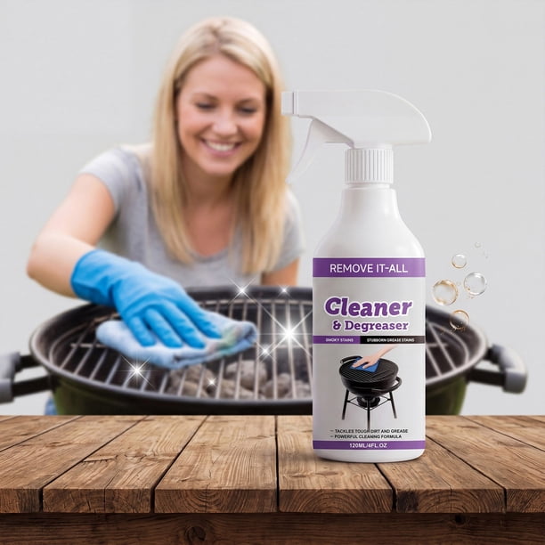 Powerful Barbecue Grill Cleaner Special Cleaning Agent For Barbecue Utensils 120ml