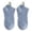 Blue, variant on Funny Trainer Socks Women's Breathable Colourful Skin Short with Embroidery Patterns Heels Motif Everyday
