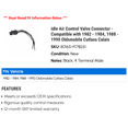 thumbnail image 2 of Idle Air Control Valve Connector - Compatible with 1982 - 1984, 1988 - 1990 Oldsmobile Cutlass Calais 1983 1989, 2 of 2