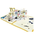 thumbnail image 2 of Z52LingLing Decoration Father's Day 3D Pop Up Greeting Card with Envelope, Special Tribute Card for Dad, 2 of 9