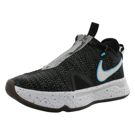 Nike Pg 4 Unisex Shoes Size 4, Color: Black/White/Wolf Grey
