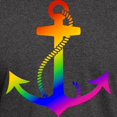 thumbnail image 3 of CafePress - Rainbow Anchor T Shirt - Men's Classic Graphic Cotton T-Shirt, 3 of 4
