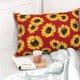 thumbnail image 4 of Fotbe Sunflowers On Red Funda de Almohada Decorativa Estilo Occidental, Lujo en Algodón, Fundas para Almohadas King, Cojín Estampado para Decoración del Hogar-20"x30", 4 of 6