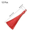 thumbnail image 2 of Uxcell 3.7" Silky Bookmark Tassels with Loop for DIY Craft Accessory, 12Pack Red, 2 of 5