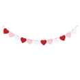 thumbnail image 1 of Bannière de la Saint-Valentin Couronne en Forme de Cœur Décoration Extérieure Intérieure Maison, 1 of 7