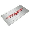thumbnail image 3 of Jeep Trailhawk 3D Logo on Logo Pattern Brushed Aluminum License Plate, 3 of 6
