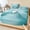 Teal Blue, variant on Twin Sze Fitted Sheet Set - Eucalyptus Leaves 2 Piece Bedding Sets 16" Deep Pocket Fitted Sheet with 1 Pillowcase, Spring Summer Watercolor Botanical Brushed Microfiber Hotel Luxury Bed Sheets