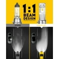 thumbnail image 3 of AUXITO 9005 H11 LED Light Bulbs & 9145 LED Fog Light Bulbs Combo Kit, 300% Brightness, Mini Size, Halogen Upgrade Replacement, 3 of 7