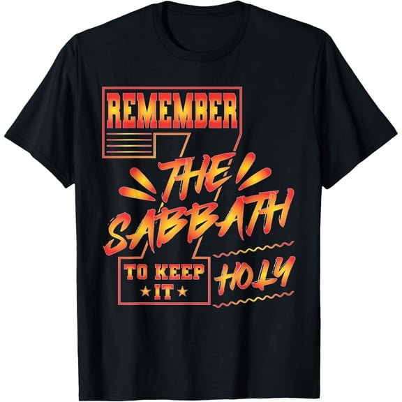 Hebrew Israelite Clothing for Women Judah Remember Sabbath T-ShirtMen's and women's gift, black and white T-shirt, size: Extra large S-4XL