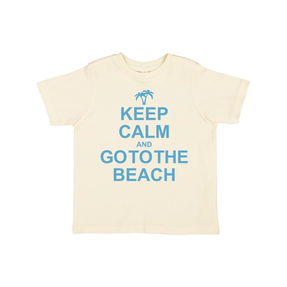 Inktastic Keep Calm Go to the Beach Boys or Girls Toddler T-Shirt