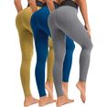 thumbnail image 1 of Set 3 Mallones Mujer Leggings Stretch Leggins Mayon Mallas, 1 of 5